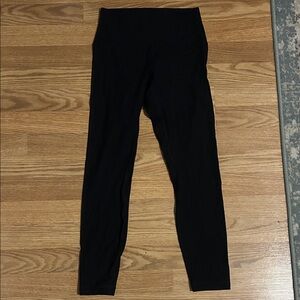 Lululemon Align High-Waist Black Ribbed Leggings